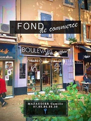 Situé en coeur de ville d'Alès, je vous propose ce fonds de commerce d'un salon de coiffure mixte et barbier. La boutique est en parfait état. Elle se trouve à proximité de tous les commerces et est située sur l'un des grands axes très passants de la...