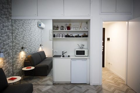 Het studio in Milano heeft kan gereserveerd worden tot 2 personen. Accommodatie De accommodatie heeft een oppervlakte van 25 m² iscomfortabel ingerichte en is modern. De woning bevindt zich op 96 m van het restaurant 