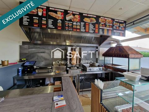 Vente fond de commerce kebab sur axe très passant