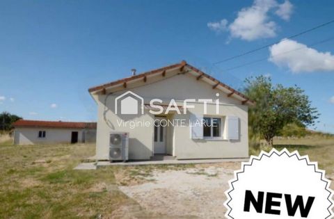 Maison de plain-pied avec 2 chambres et terrain clos