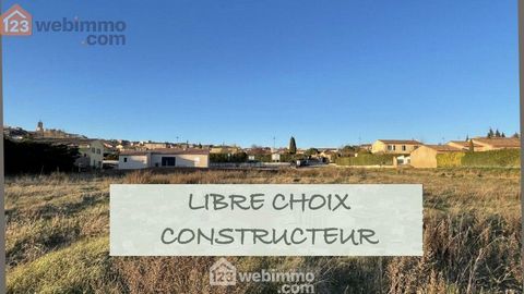 Terrain constructible - 512m² - Pourrières