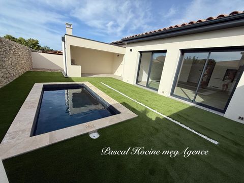 Villa neuve 120 M2 3 chambres, sur 369 M2, piscine