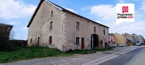 Situé à Baudoncourt 70300 et à 5min de luxeuil-Les-Bains, corps de ferme d'une surface au sol de 200m2 à rénover . comprenant au rdc: entrée, et 2 pièces. a l'étage 1 chambre. Grange de 60m2 , écurie de 60m2 ainsi qu'une petite dépendance en annexe. ...