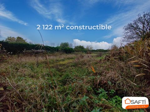 Terrain constructble de 2122 m² à Maing
