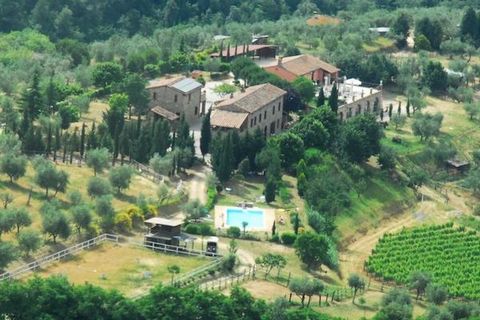 SOLD - 18th century 9-bedroom farmhouse in the medieval village of Cittá della Pieve. Stone built farmhouse set in hilltop position with amazing view over the Umbrian countryside. The property dated back 18th Century has been completely restored main...