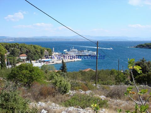 Building plot of 1019 sq.m. for sale, situated in the second row to the sea in Rogač on the island of Šolta. It belongs to the mixed-use area where it is possible to build an object which consists of basement, souterrain, ground floor and upper floor...