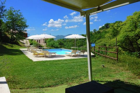 This 3-bedroom villa set in Fabriano in Italy makes a wonderful holiday accommodation for families with pets. Ideal for 8 people, it has an outdoor swimming pool equipped with chairs and parasols. Fabriano, known for its handcrafted paper has a lot t...