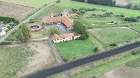 Dpt Aisne (02), à vendre COUCY LE CHATEAU AUFFRIQUE superbe corps de ferme sur 17 hectares