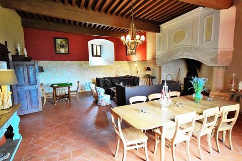 Located near Agen, this is a 4-bedroom castle with a shared pool to enjoy a great time together. The castle is perfect for a get-together with a large family or reunion with friends. This castle is a short distance from Agen and is, therefore, a perf...