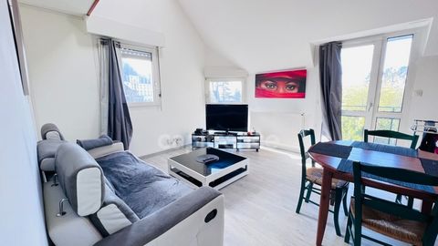 Dpt Finistère (29), à vendre QUIMPER - centre de Kerfeunteun appartement duplex T4 de 76 m² habitable avec locataire en place