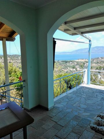Detached house for sale in Lakkes, Kranidi. The house is 96 sq.m., living room, 2 bedrooms, 1 bath. On the plot of 2407 sq.m. This house is drowned in the green with old large trees and last bush vegetation. A paradise for who loves nature. the view ...