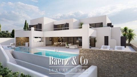 This beautiful Ibiza style villa is currently under construction and will be delivered at the end of 2023. The villa is located in a unique location and offers breathtaking views over the landscape and sea. The villa is distributed over 3 floors. On ...