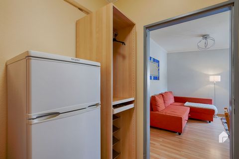 The apartment (55 sqm) is located on the 2 floors. The apartment consists of a small hallway, living room, bedroom, small dressing room, kitchen, bathroom with bath and guest toilet. The kitchen is equipped with a coffee maker, kettle, fridge with fr...