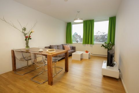 _ * Free WiFi * Using the laundry room free of charge * No deposit required * Weekly housekeeping You will find premium comfort for 4 people in the Fantastic Apartment in Nuremberg. The apartment offers a large living room with an open kitchen and th...