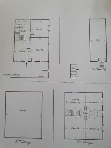 Dpt Loiret (45), à vendre BONNY SUR LOIRE maison 5 pièces de 92,77 m² - Avec cour de 36m²