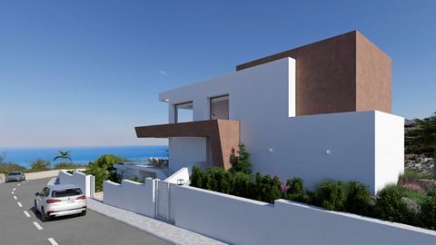 PROJECT: Moderne luxe villa in Cumbre del Sol, naast supermarkt, restaurant, apotheek... met prachtig uitzicht op de zee. Het huis heeft 2 verdiepingen die intern met elkaar verbonden zijn. De begane grond bestaat uit: inkomhal, woon-eetkamer met toe...