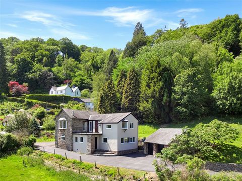 Situated on the edge of Dulverton overlooking the town and Barle Valley, this individual residence was converted in the mid- late 1970's and over the years has been improved with the conversion of the former garage to create a large open plan kitchen...