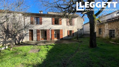 A26519SCN24 - This pleasant house is located in a village on the border between the Charente and the Dordogne, 10 km from Villebois-Lavalette on one side and Verteillac on the other. This property actually comprises two houses that have been joined t...