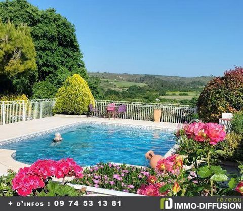 Mandate N°FRP156474 : Villa approximately 165 m2 including 8 room(s) - 6 bed-rooms - Site : 945 m2, Sight : Campagne. Built in 1979 - Equipement annex : Garden, Terrace, double vitrage, piscine, cellier, Fireplace, - chauffage : gaz - Class Energy D ...