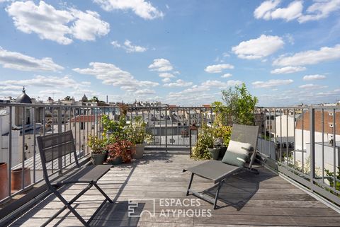 Espaces atypique biedt u een appartement in het hart van Notre Dame des Champs van 20 m2 met een terras van 17 m2 en een dak van 20 m2 als een huis dat in de lucht hangt als gevolg van een zorgvuldige renovatie en gesublimeerd door de eigenaar. In de...