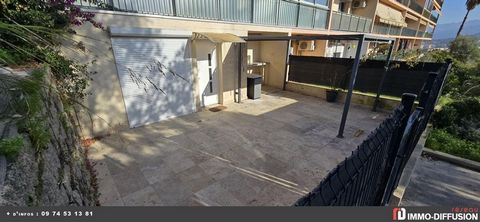 Fiche N°Id-LGB168765: Ajaccio, Loretto-Sektor, 2 Zimmer große Terrasse von ca. 47 m2 inklusive 2 Zimmer davon 1 Schlafzimmer + Terrasse von 40 m2 - Aussicht: Kleiner Meerblick - Altbau - Zusätzliche Ausstattung: Terrasse - Parkplatz - Doppelverglasun...