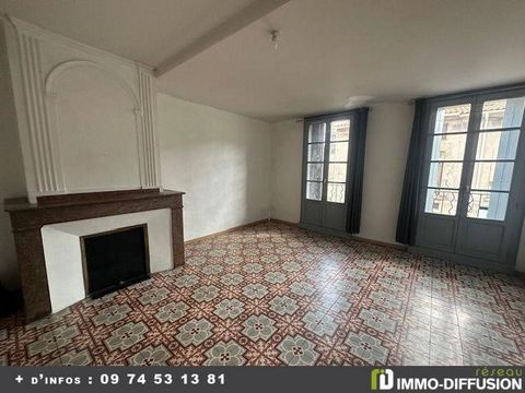 Fiche N°Id-LGB163407 : Lezignan la cebe, secteur Mairie, Immeuble avec 2 appartements d'environ 150 m2 comprenant 6 piece(s) dont 5 chambre(s) + Balcon - Vue : Rue - Construction 1950 Ancienne - Equipements annexes : double vitrage - cellier - cave -...