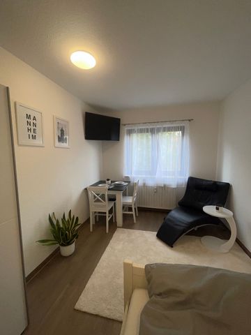 Sie suchen ein gemütliches und voll möbliertes Apartment in zentraler Lage? Dann ist dieses 23 qm große 1-Zimmer-Apartment in der Heinrich-Lanz-Straße in Mannheim genau das Richtige für Sie! - Helles, modern eingerichtetes Apartment mit allen wichtig...