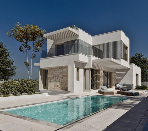 Villa in vendita con 3 camere da letto, seminterrato, garage e piscina privata a Finestrat.~ ~ Nuova costruzione di 30 ville indipendenti dal design all'avanguardia nella Sierra Cortina, Finestrat, nel cuore della Costa Blanca, un complesso di lusso ...