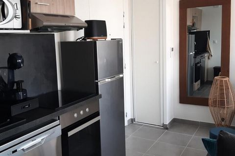 Port Leucate. Residenz Les Voiles Blanches. Sehr schöne T2-Wohnung im 2. Stock mit Aufzug, nach Nordwesten ausgerichtet. Ideal für 4 Personen. Moderne Unterkunft, geschmackvoll eingerichtet, sehr gut ausgestattet, um unsere Kunden zufrieden zu stelle...