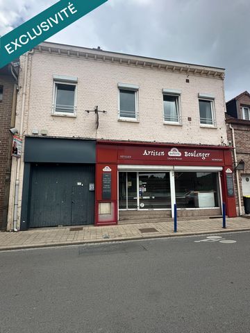 IMMEUBLE MIXTE COMPRENANT LOCAL COMMERCIAL + ANCIEN FOURNIL + APPARTEMENT + HANGAR + TERRAIN