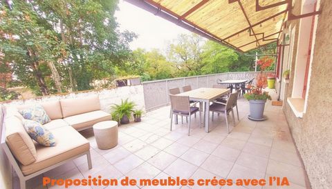 Maison de village 204m², 3 chambres, deux terrasses exposées sud-ouest, vue sur la Vallière
