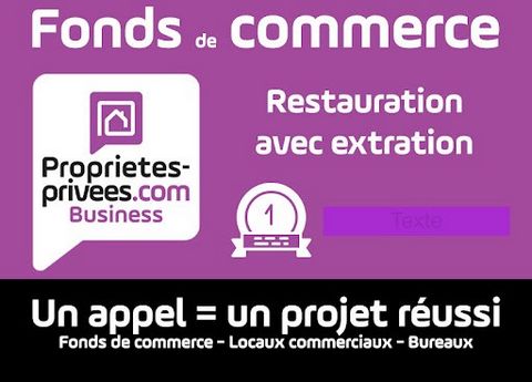 75020 PARIS - CHARONNE - RESTAURANT RAPIDE PLUS TERRASSE - BON EMPLACEMENT. Brigitte MAGNIN vous propose ce restaurant d'angle, orienté principalement vers la vente à emporter mais également sur place, situé dans le quartier Charonne à proximité de l...