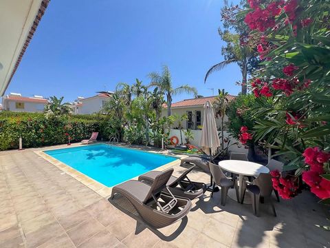 This charming 2 Bedroom house is located in the peaceful Pervolia area, just minutes from Faros Beach, this well-maintained 2 bedroom resale home offers comfort, privacy, and Mediterranean charm. Enjoy a private pool, open plan living space, fully eq...