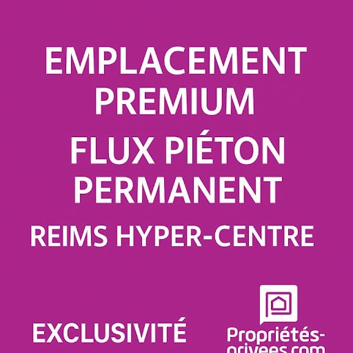Rare sur le marché rémois, un emplacement premium au coeur de l'hyper centre, ce fonds de commerce bénéficie d'une visibilité exceptionnelle et d'un flux piéton permanent. Sa surface commerciale est de 200 m de plain pied, parfaitement adapté aux ens...