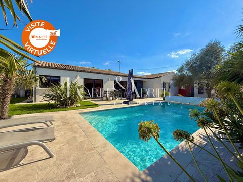 Villa 4 chambres avec piscine, double garage et jardin paysagé clos