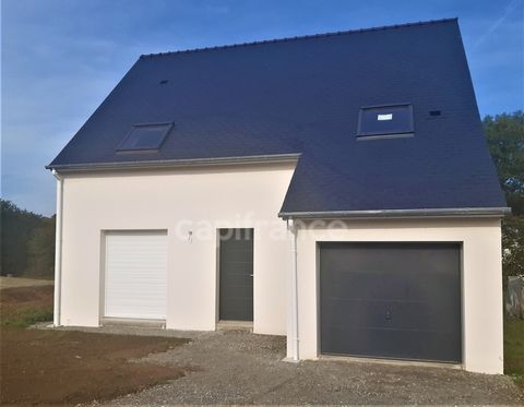 Dpt Morbihan (56), à vendre maison neuve P6 de 112 m² - Terrain de 359,00 m² - centre bourg - proximité VANNES - 4 chambres - garage - jardin
