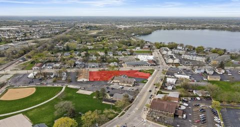 Seller financing available! Prime real estate potential development opportunity on the corner of Main St and Old Rand Rd in the heart of downtown Lake Zurich, IL. Located at two main crossroads of the rapidly redeveloping Main Street Commercial Distr...
