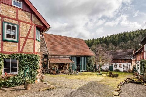 Breng uw vakantie door in een cultureel erfgoed in Wolfsberg in het zuiden van de Harz. Deze kleine vakantiewoning ligt in een zijvleugel van een carrévormige boerderij. De historische ambiance van de oorspronkelijke watermolen verspreidt een onverge...