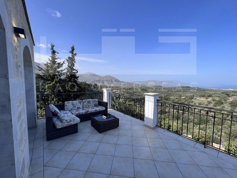 This stunning villa for sale in Apokoronas, Chania Crete, is located in the picturesque village of Kournas, near Georgioupolis. The villa has a total living space of 302m2, sitting on a 5572m2 private plot. it is developed over 2 levels, and it consi...