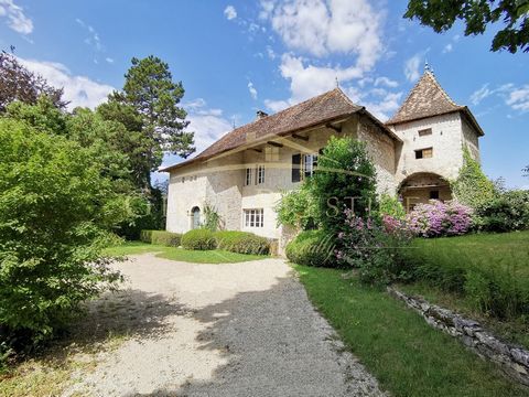 A favourite in the heart of the vineyards. At the bend of a beautiful shaded alley, one of the most beautiful residences in the Pays de Lhuis is revealed. Come and discover this exceptional property of about 245m2 of living space dating from 1604 (th...