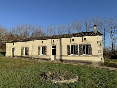 Summary This old stone farmhouse with 3ha of land, is situated in a rural location near Montguyon. There is an open barn (65m2) and a well. This detached farmhouse has a large kitchen with wood-burner, lounge with impressive stone fireplace and wood ...