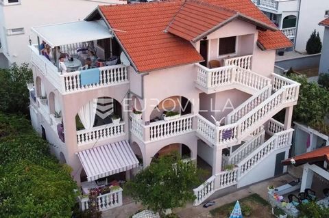 Vodice, a beautiful apartment house with a total of four residential units, NKP 297 m2. It is spread over three floors and divided into 3 spacious one-bedroom apartments, as well as one studio apartment. The house is situated on a plot of land measur...