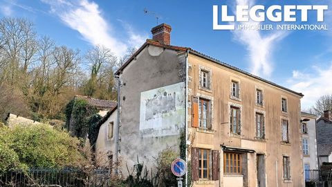 A25098CB79 - Village house for renovation with a large reception room, 2 bedrooms and large attic for conversion. Perfect project for someone wanting to add value. Ideally situated between Saint Maixent L'ecole and La Mothe St Heray, The location off...