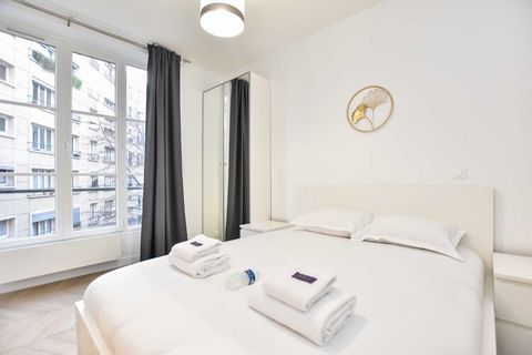 Checkmyguest bietet Ihnen ein ruhiges 20 m² großes Apartment mit einem Schlafzimmer im Viertel Bastille im 11. Arrondissement von Paris. Ideal für unvergessliche Aufenthalte, da es in der Nähe des Place de la Bastille liegt, einem symbolträchtigen Or...