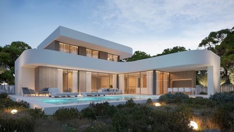 In het hart van Moraira, is het nieuwbouw project een voorbeeld van eigentijds luxe wonen, dat naadloos opgaat in het Mediterrane landschap. Het ontwerp heeft schone architectonische lijnen en is gebouwd met gewapend beton en houten accenten, gelegen...