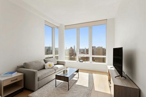 Discover Apartment 23A at VU, a luminous corner one-bedroom, one-bathroom haven filled with natural light and stunning city vistas. This residence, with its clever layout and expansive windows offering both North and East exposures, perfectly combine...