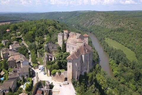 Deze woning ligt direct aan de rivier de Aveyron. In dit huis vind je 3 slaapkamers, 2 badkamers, een goed uitgeruste keuken en een zitkamer. Op het terras kun je naar het kabbelende water luisteren. Er kunnen 6 gasten verblijven: gezinnen en vriende...