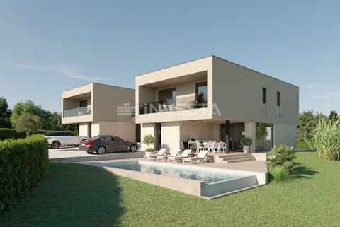 Location: Istarska županija, Poreč, Poreč. In an elite neighborhood located 2 km from the center of Poreč and 2 km from the sea, two luxury villas are being built, each with an area of 218 m². The price of each villa individually is 830,000 EUR. They...