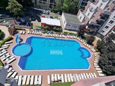 Amueblado Apartamento de 1 dormitorio en Admiral Plaza ****, Sunny Beach Inmobiliaria IBG ofrece a la venta este apartamento de 1 dormitorio situado en el sexto piso del complejo Admiral Plaza ****. El complejo está situado a 6 m. de la playa y ofrec...