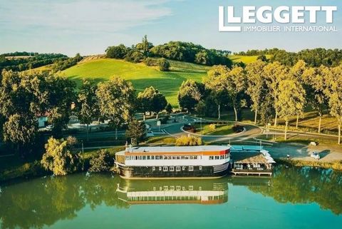 A30301GT32 - Exceptional opportunity to acquire La Péniche, a unique restaurant, bar and event venue on the lake in the village of Marciac, home of the internationally renowned Jazz in Marciac Festival. La Péniche, a former river barge, has been a fi...